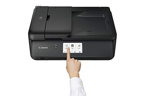 CANON PIXMA TS9550A MFP colour inkjet A4 A3 15ipm Print 200sheets USB LAN Wi-Fi Black