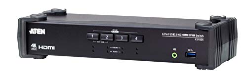 ATEN CS1824-AT-G commutateur écran, clavier et souris Noir