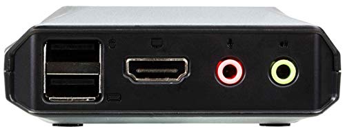 ATEN CS22H commutateur écran, clavier et souris Noir