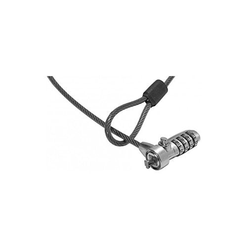 Antivol PC portable cordon acier avec serrure code 4 digits pour encoche K-Lock