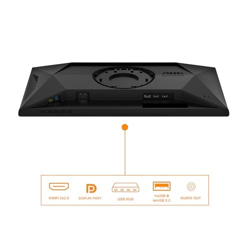 AOC 25G4SXU 24.5p Fast IPS FHD 310Hz 0.3ms 400cd/m2 HDMI 2.0 DP1.4 HUB USB