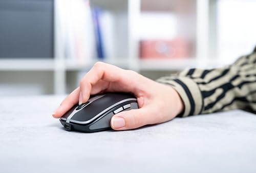 CHERRY Souris MW 9100 sans fil nano USB / BT noire