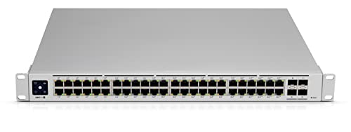 Ubiquiti USW-Pro-48-POE Networks UniFi Pro 48-Port PoE Géré L2/L3 Gigabit Ethernet (10/100/1000) Connexion Ethernet, supportant l'alimentation via ce port (PoE)