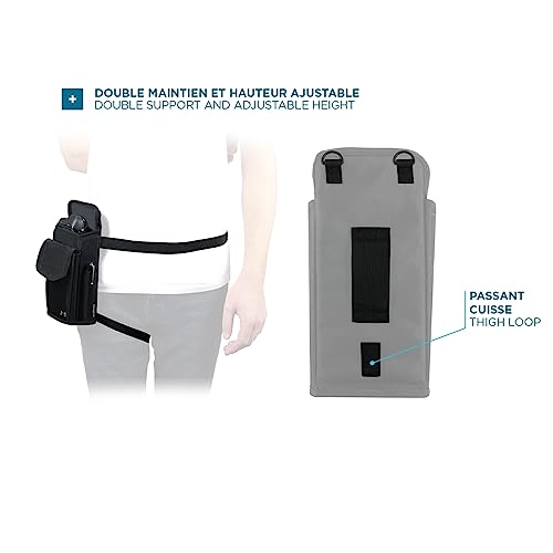 MOBILIS Étui pour ordinateur de poche Holster + Ceinture - Taille L