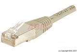 Cordon RJ45 catégorie 5e F/UTP gris CCA - 2 m