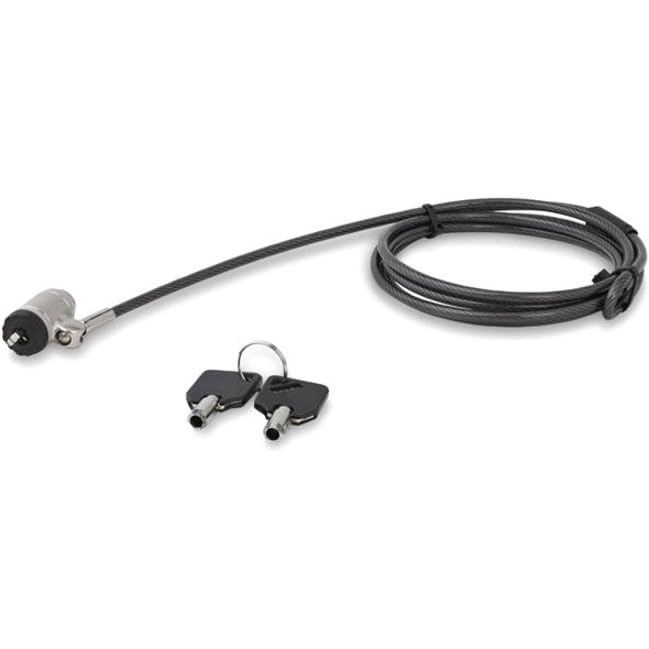 Cable Lock - Keyed - Push-to-Lock Button