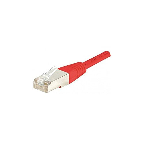 Cordon RJ45 catégorie 5e F/UTP rouge - 0,3 m