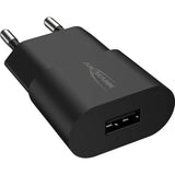 CHARGEUR SECTEUR 1 PORT USB Type-A QC + 1 PORT USB Type-C PD NOIR