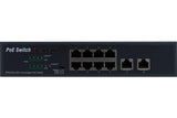 DEXLAN SWITCH 10P 10/100 DONT 8 PoE+ 125W