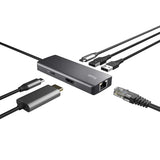 TRUST Adaptateur DALYX USB-C 6 en 1 2 USB-C 2 USB 1 HDMI 1 Ethernet