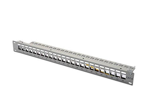 Panneau de brassage modulaire - 24 ports - Gris - Montage de rack - 1U - 483 mm - 1,5 mm - 565 mm