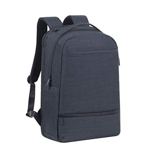 Sac à dos business  17,3", Port USB-A, Polyester ECO noir ch