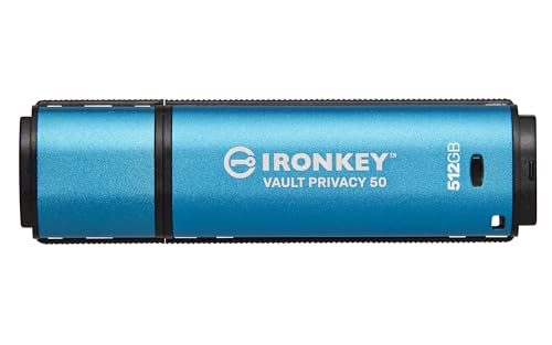 KINGSTON 512Go IronKey Vault Privacy 50 AES-256 Encrypted FIPS 197