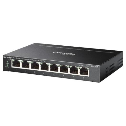 ES208GPOmada 8-Port Gigabit Easy Manage