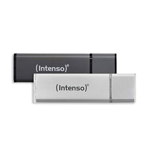 INTENSO Clé USB 2.0 Alu Line - 8 Go Anthracite