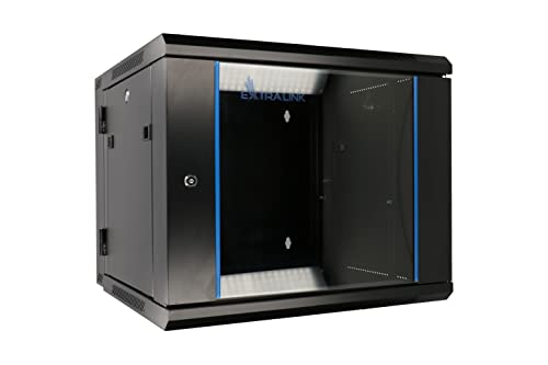 Extralink EX.12905 étagere 12U Rack monté sur le mur Noir