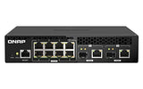 QNAP QSW-M2108R-2C 8x 2.5GbE 2x 10GbE SFP+ NBASE-T Combo web managed switch