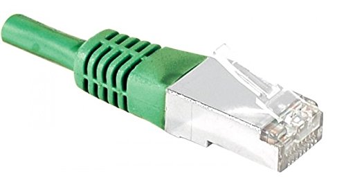 Cordon RJ45 catégorie 6A F/UTP vert - 5 m