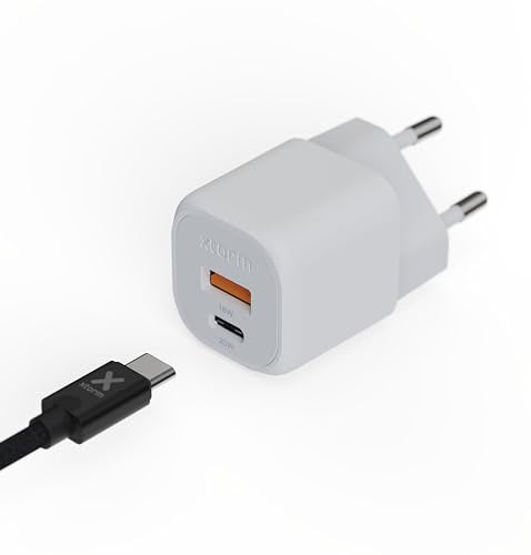XTORM Chargeur mural écologique XEC020 20 W 2 ports USB-A USB-C PD certifié GRS