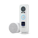 Ubiquiti UVC-G4 Doorbell Pro PoE Kit-White Sonnette et carillons a double caméra PoE avec fonctionnalités avancées d'IA et d'utilisabilité, couleur blanche.