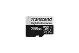 TRANSCEND 256Go microSDavec adaptateur SD UHS-I U3 A2 pour les consoles de jeux portables