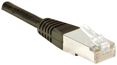 Cordon RJ45 catégorie 5e F/UTP noir - 10 m