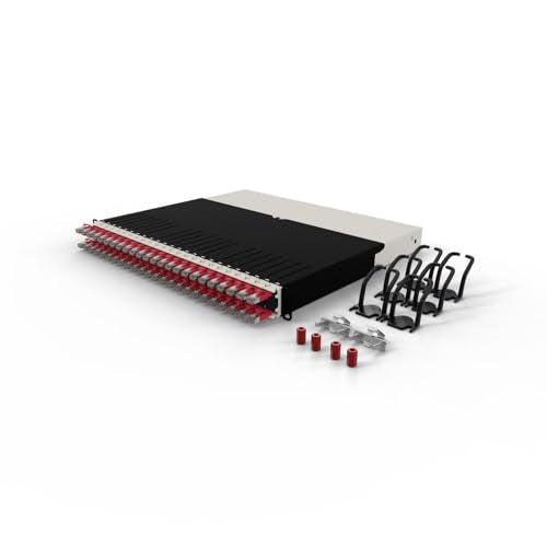 PATCHBOX ONE 24x CAT6A STP NOIR 0,8 m 8U