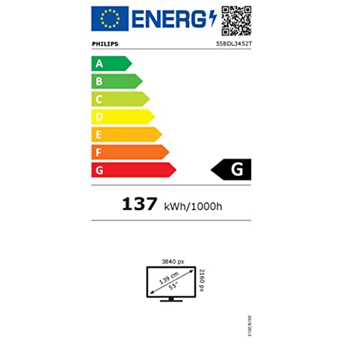 PHILIPS- Afficheur professionnel tactile 55" 55BDL3452T/00