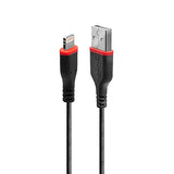 LINDY 0.5m Reinforced USB Type A to Lightning Charging Cable