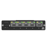 Teltonika TSW010 DIN Rain Switch 5 x Fast Ethernet (10/100) Connexion Ethernet, supportant l'alimentation via ce port (PoE) Noir