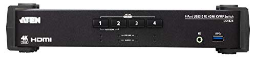 ATEN CS1824 KVM HDMI 4K/USB 3.0 4 Ports + audio