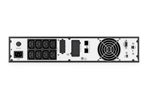 Digitus DN-170093 alimentation d'énergie non interruptible Double-conversion (en ligne) 1,5 kVA 8 sortie(s) CA