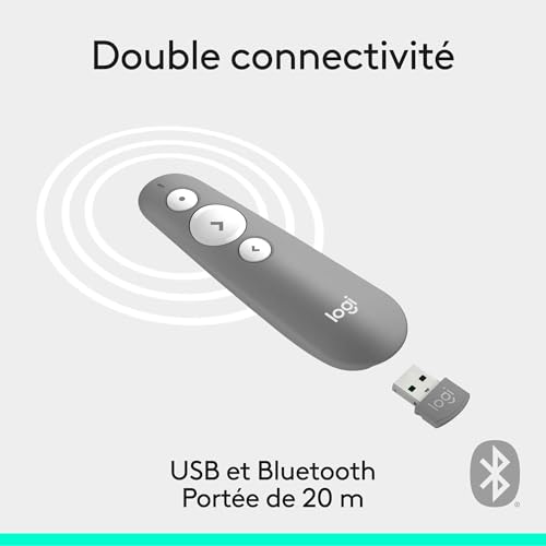 Logitech 910-006520 télécommande Bluetooth/RF Gris