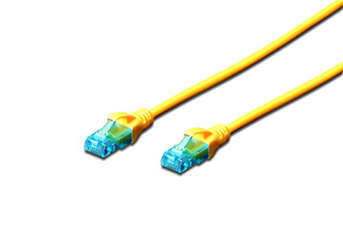 Digitus 0.25m Cat5e U-UTP câble de réseau Jaune 0,25 m U/UTP (UTP)