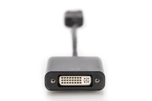 DIGITUS Câble d'adaptateur DisplayPort - DVI - 0,15 m - DisplayPort - DVI-I - Mâle - Femelle - Nickel