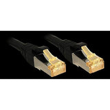 LINDY Cat.7 rawcable S/FTP PIMF LSOH black 0.3m