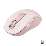 LOGITECH Signature M650 Mouse optical 5 buttons wireless Bluetooth 2.4 GHz Bolt USB receiver off-white