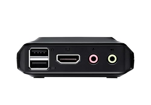 ATEN CS22H commutateur écran, clavier et souris Noir