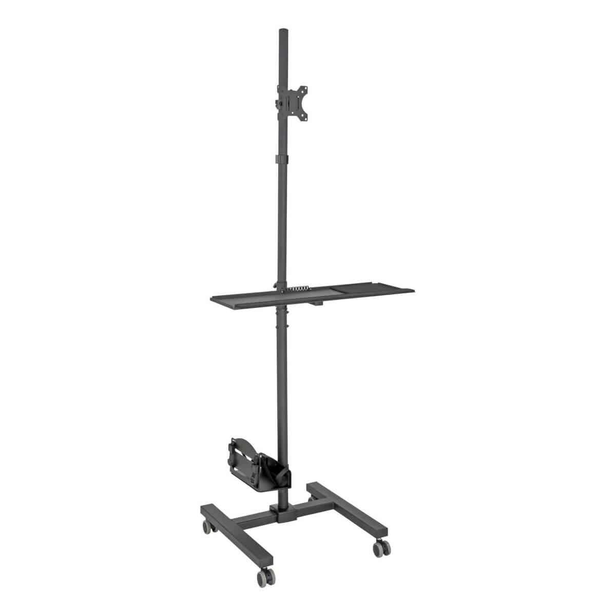 EATON TRIPPLITE Mobile Workstation with Monitor Mount - For 7inch to 32inch Displays Height Adjustable