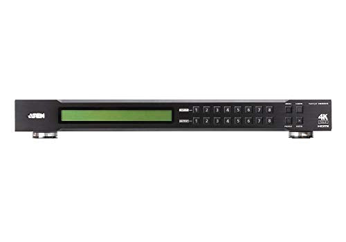 ATEN VM0808HB-AT-G commutateur de matrice Commutateur de matrice AV Écran integré 38,1 W
