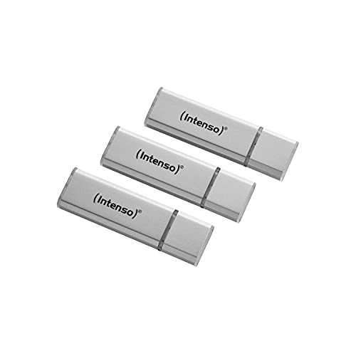 INTENSO Clé USB 2.0 Alu Line - 3 x 32 Go silver