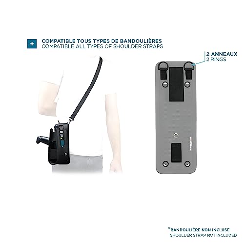 MOBILIS Étui Holster portable poignée pistolet + Ceinture + Cuissarde - Taille M