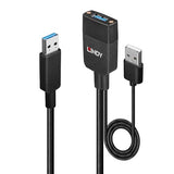 LINDY 35m Hybrid USB 3.2 Gen 2 Type A Cable