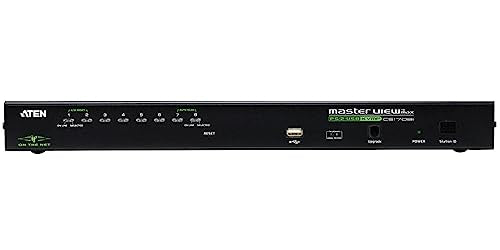 ATEN 1-Local/Remote Share Access 8-Port PS/2-USB VGA KVM over IP Switch