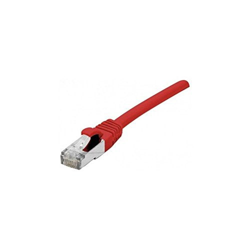 Cordon RJ45 catégorie 6A F/UTP LSOH snagless rouge - 1 m