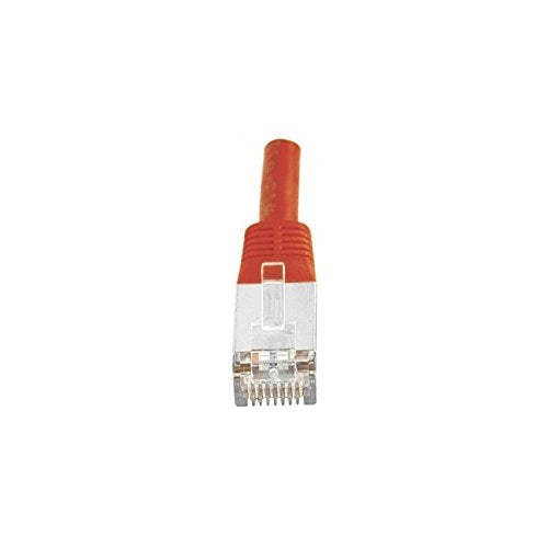 Cordon RJ45 catégorie 6 S/FTP rouge - 0,7 m