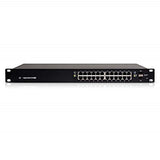 Ubiquiti Networks ES-24-250W commutateur réseau Géré L2/L3 Gigabit Ethernet (10/100/1000) Connexion Ethernet, supportant l'alimentation via ce port (PoE) 1U Noi