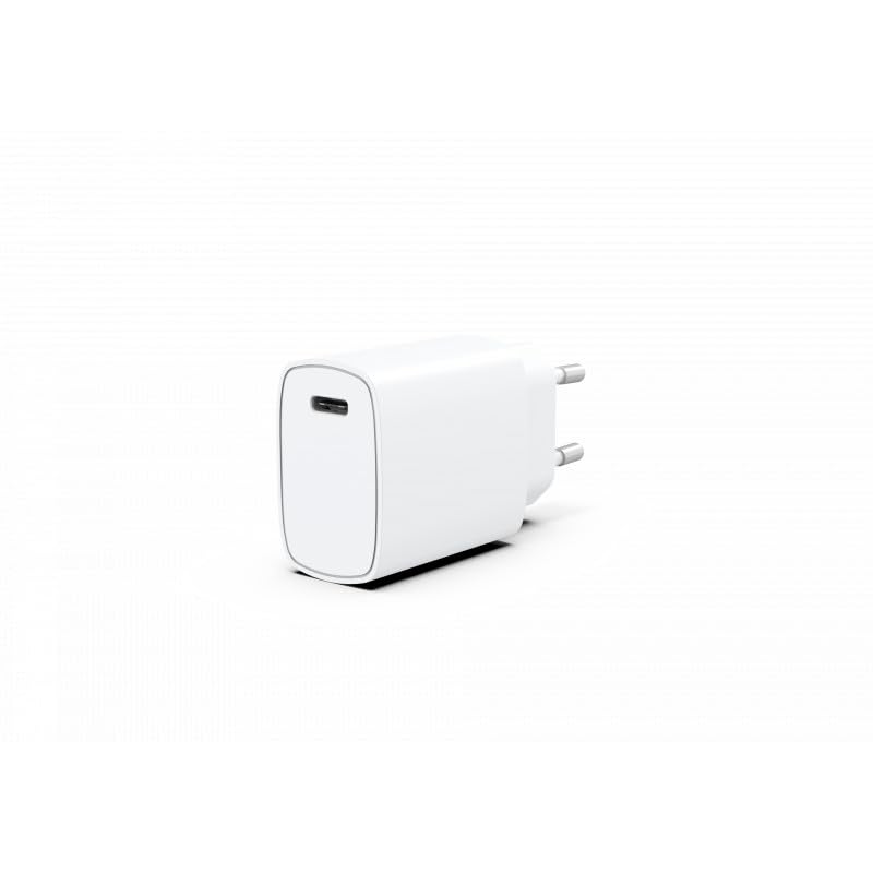 Konrow KC20CW - Adaptateur Secteur USB Type C - Charge rapide 20W - Blanc (Blister)