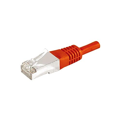Cordon RJ45 catégorie 6A F/UTP rouge - 3 m