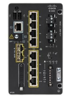 Catalyst IE3400 8 GE Copper and 2 GE SFP